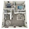 Two Bedroom One Bath